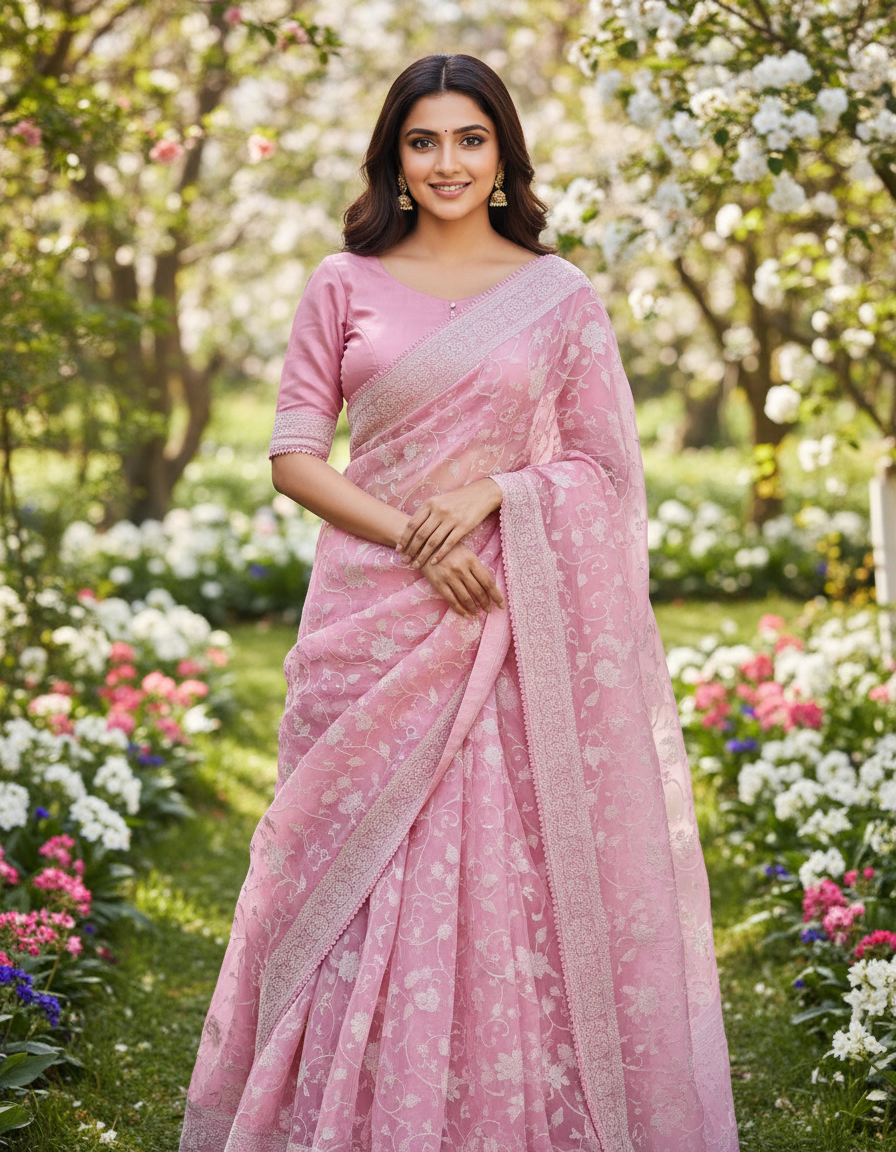 Soft Pink Anaya Blouse