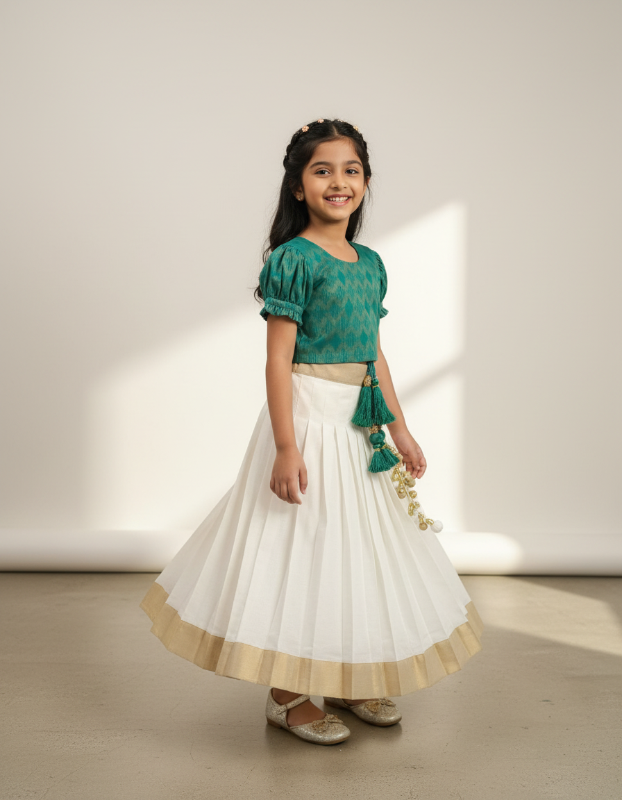 Emerald Grace Lehenga Set