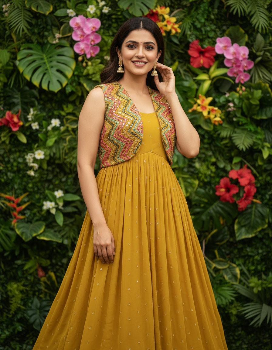 Sunlit Garden Jacket Gown