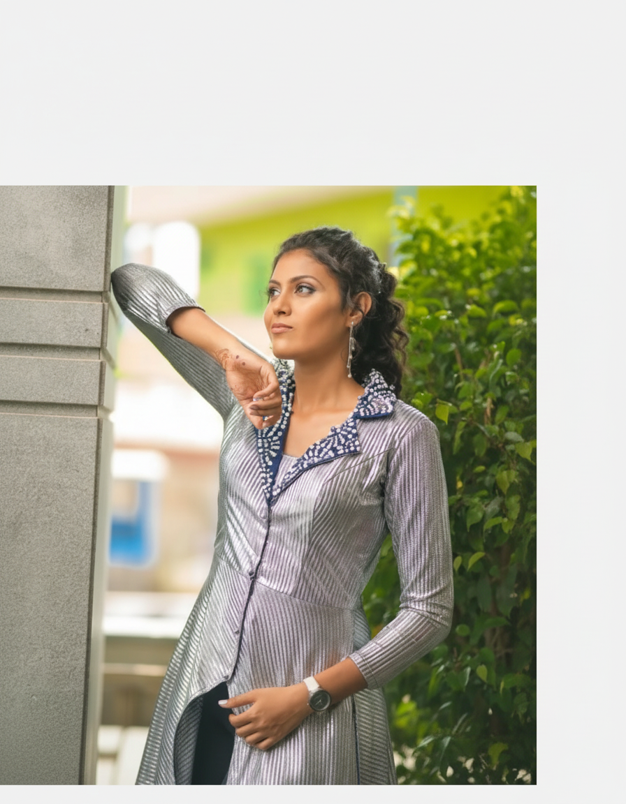 Silver Aura Fashion Statement