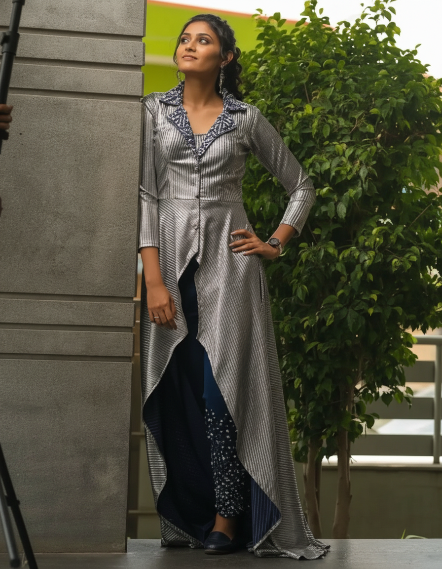 Silver Aura Fashion Statement