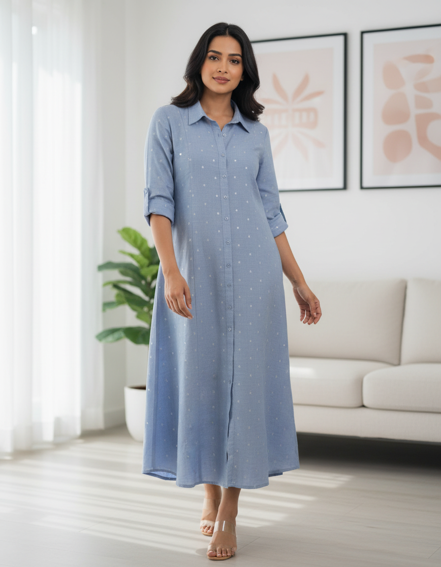 Semi linen dress