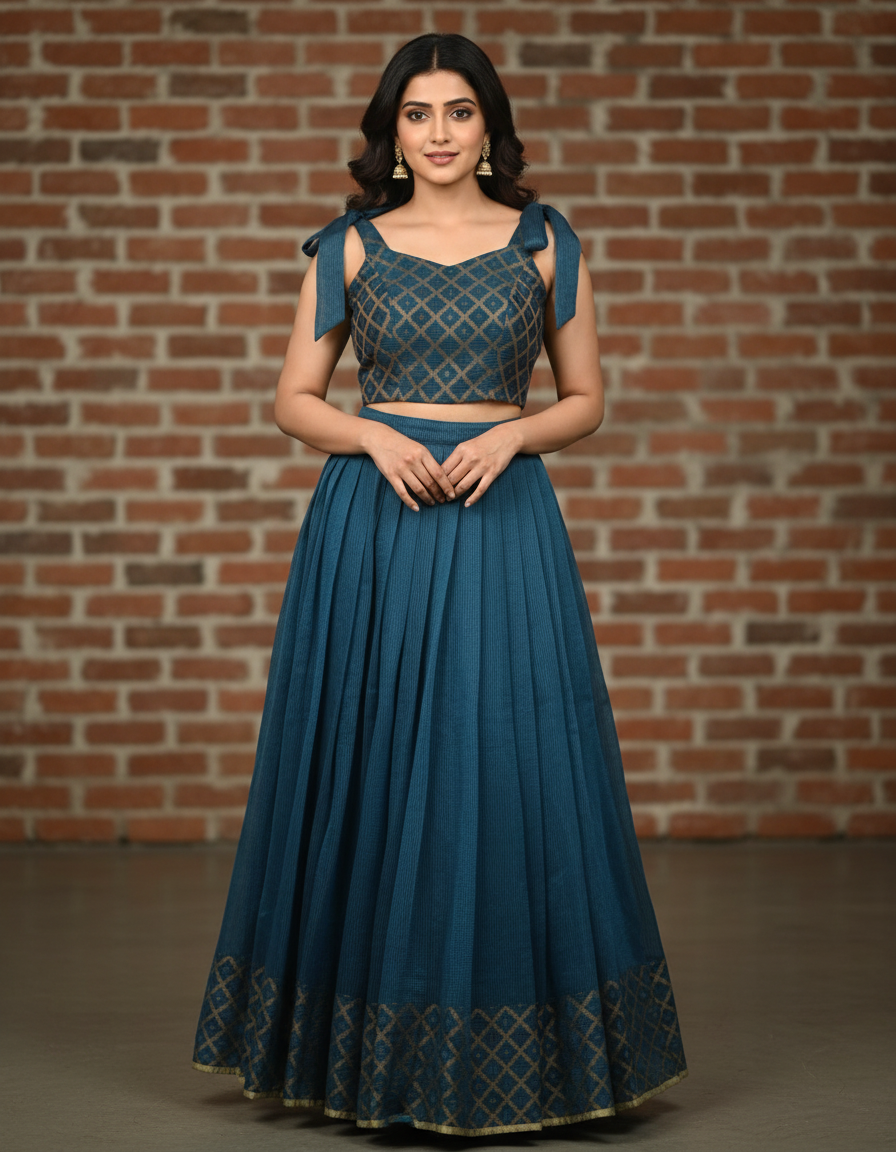 Regal Teal Festive Ensemble