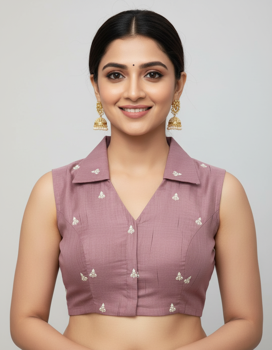 Elegant Everyday Blouse with a Contemporary Twist”